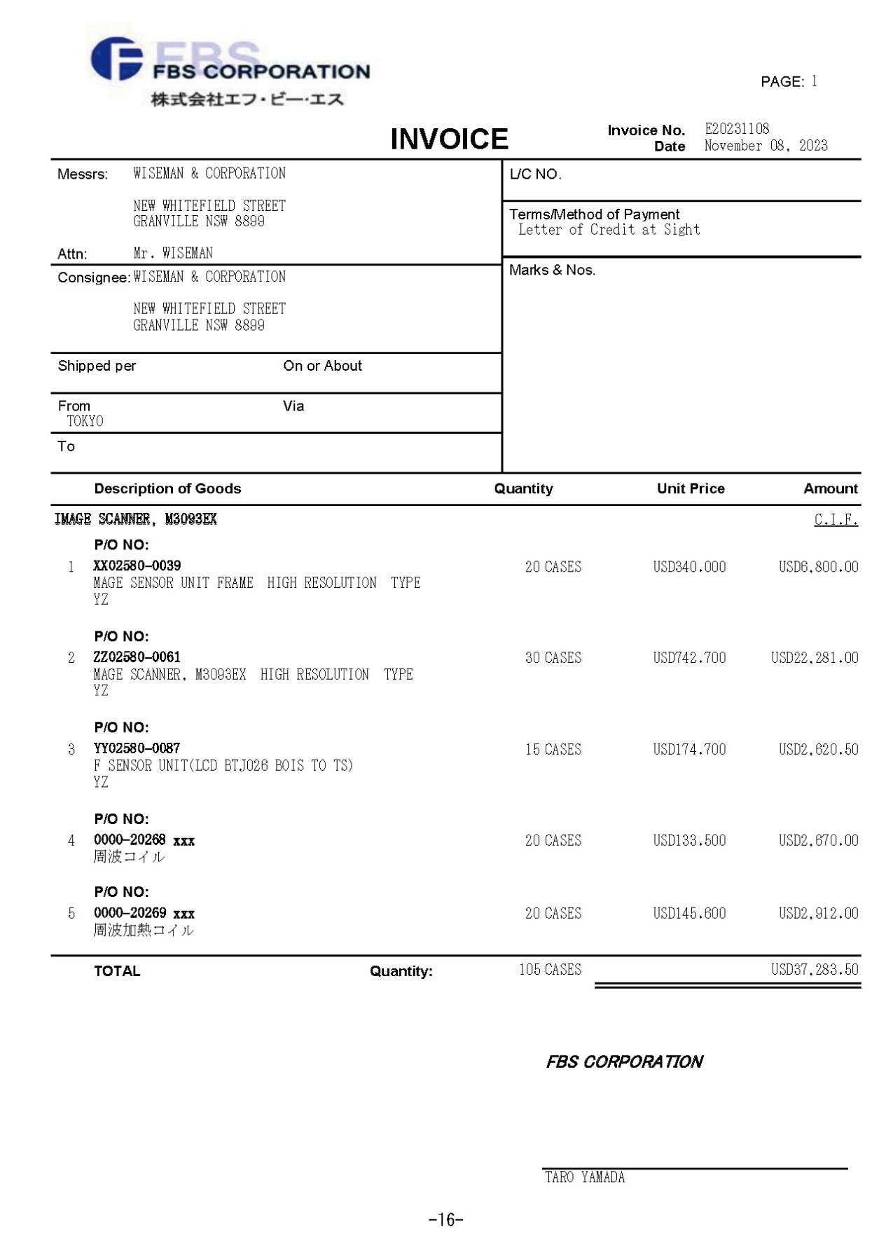 Invoice